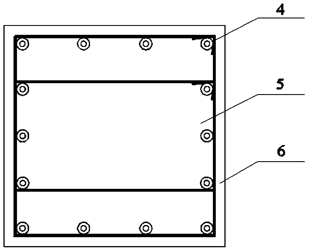 Anti-corrosion anti-seismic combined column component and construction method thereof