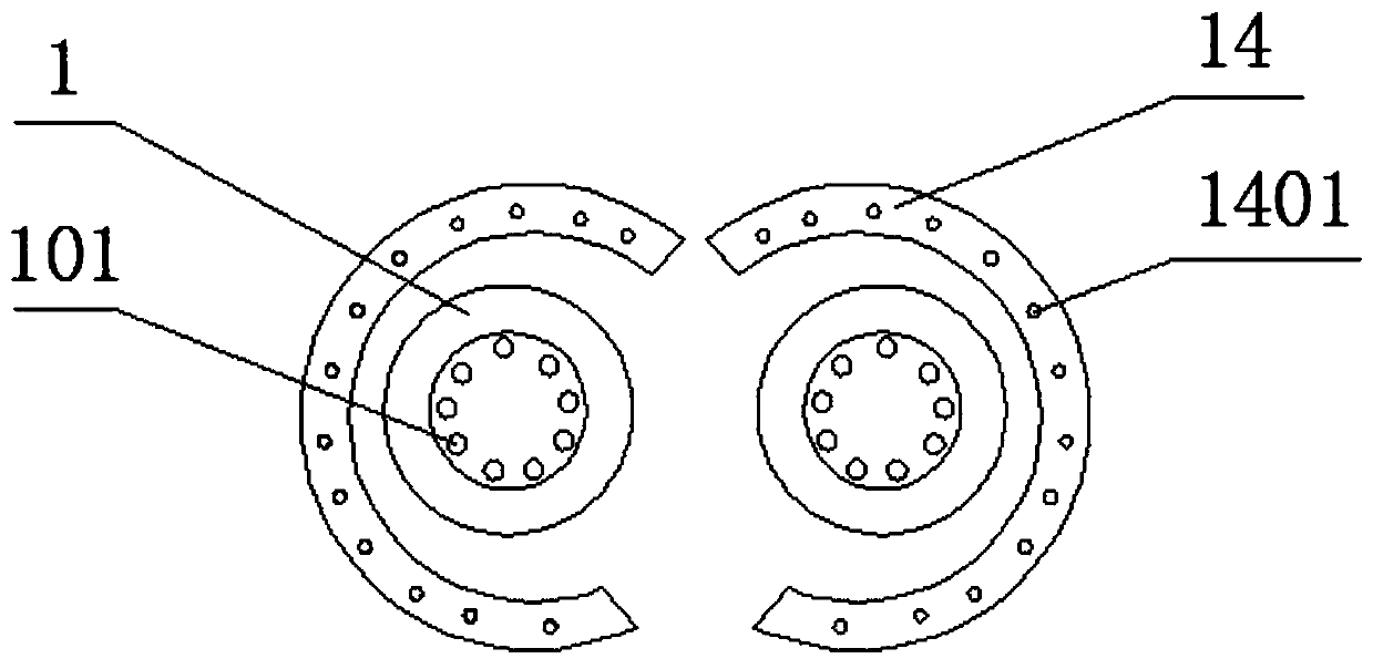 Steam device for fiber throwing centrifuge, ceramic fiber steam fiber throwing centrifuge and fiber making system