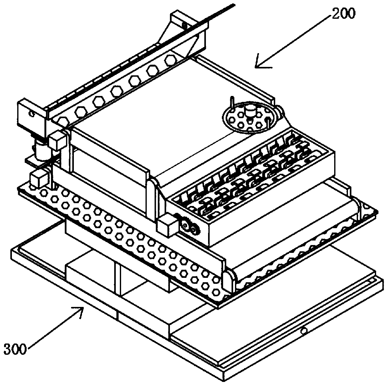 Environment-friendly construction waste treatment pool