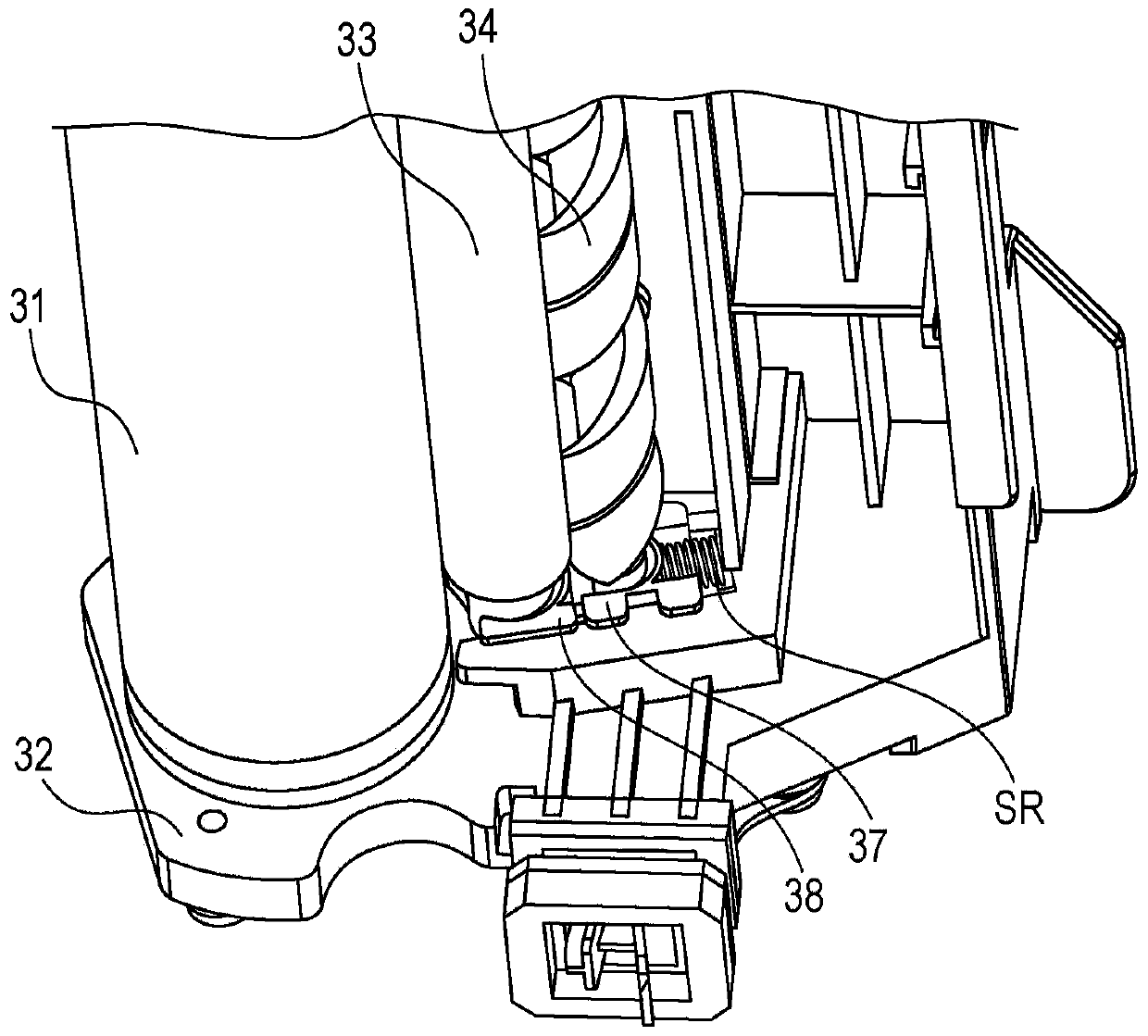 Rotor supporting member, photoreceptor unit including same, and image forming apparatus