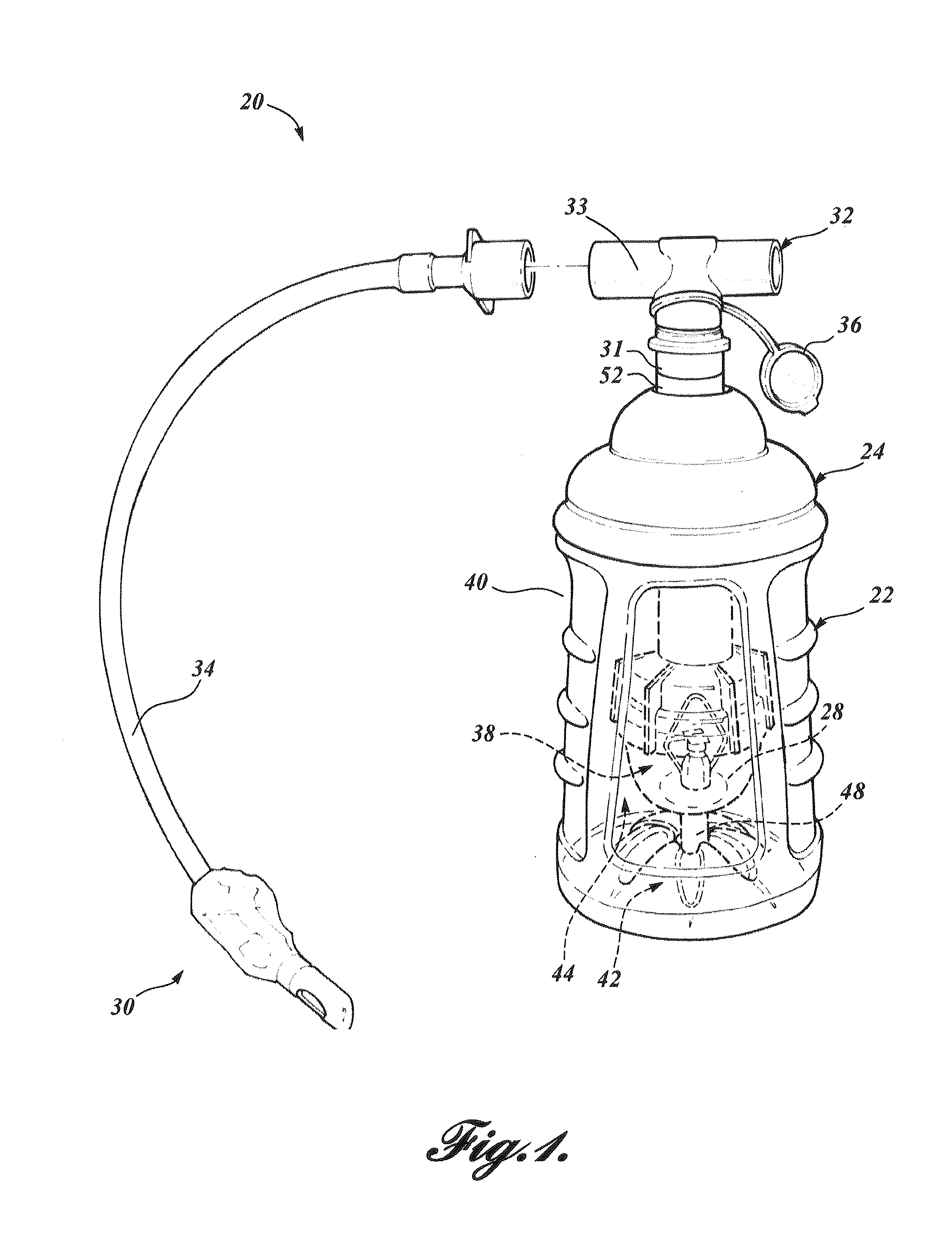 Thermal material nebulizing system