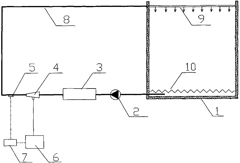 Method and device for ice temperature seawater spraying preservation and ozone sterilization of engraulis japonicus