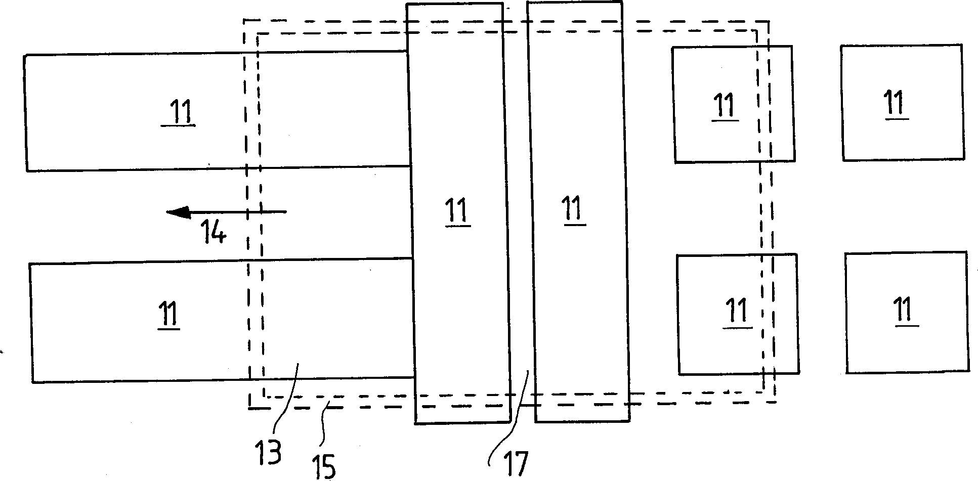 Detection system of sheet glass for making display