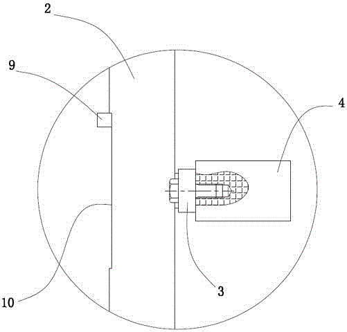 Engine high-voltage wire press-fitting device