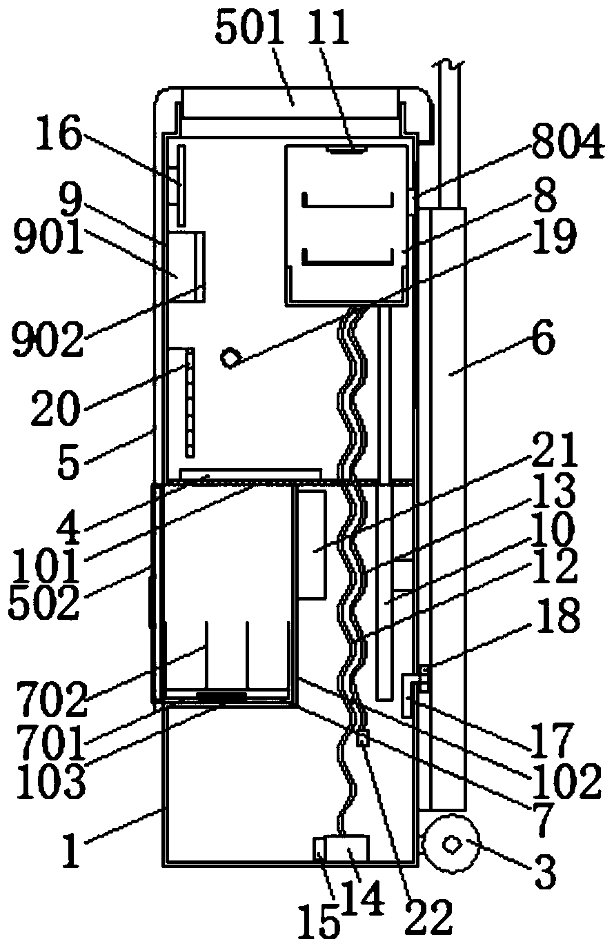 Portable community nursing disinfection device