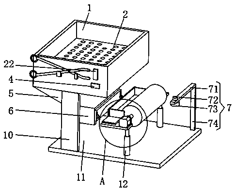 Belt foreign matter automatic identification device