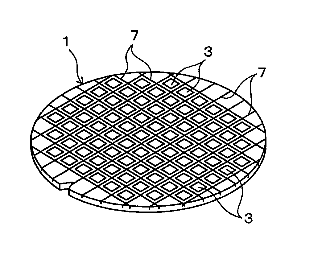 Method of cutting adhesive film on a singulated wafer backside