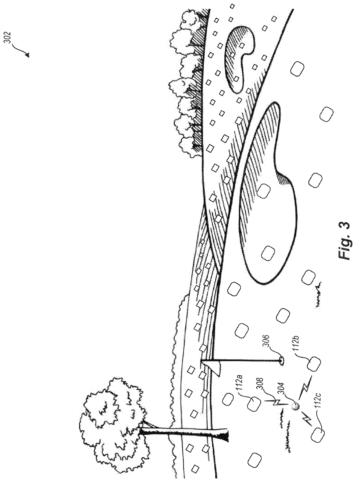 Systems and methods for ball location on a sports field