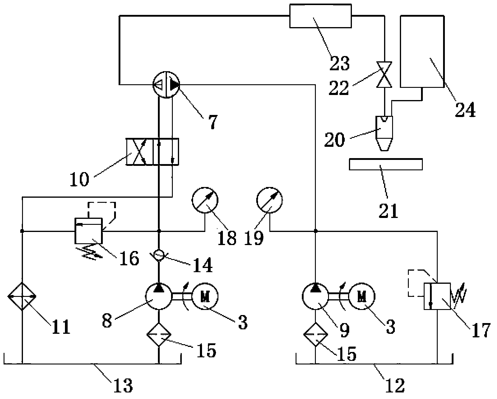 Vehicle-mounted water cutting system