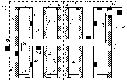 High-efficiency wideband power amplifier with band-pass filter response function