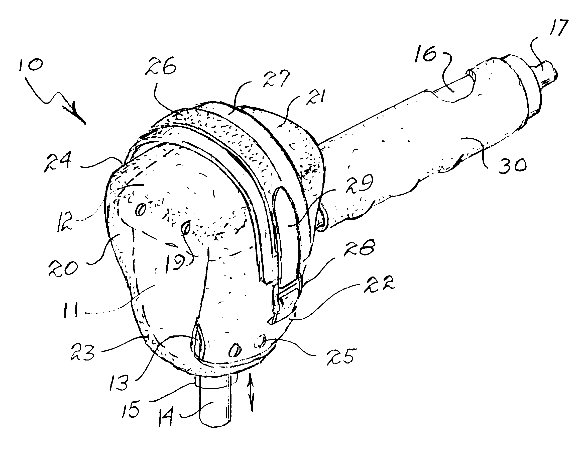 Vibrating hammer glove