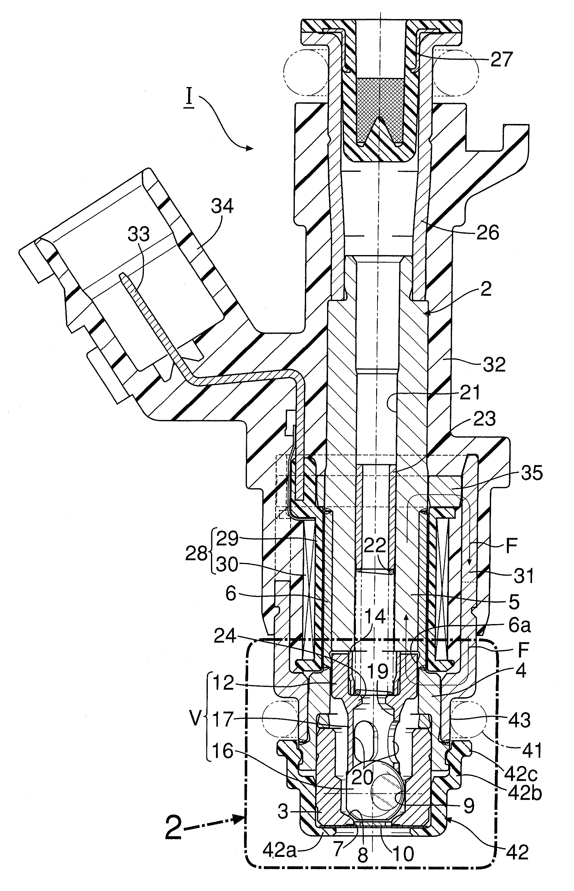 Electromagnetic fuel injection valve