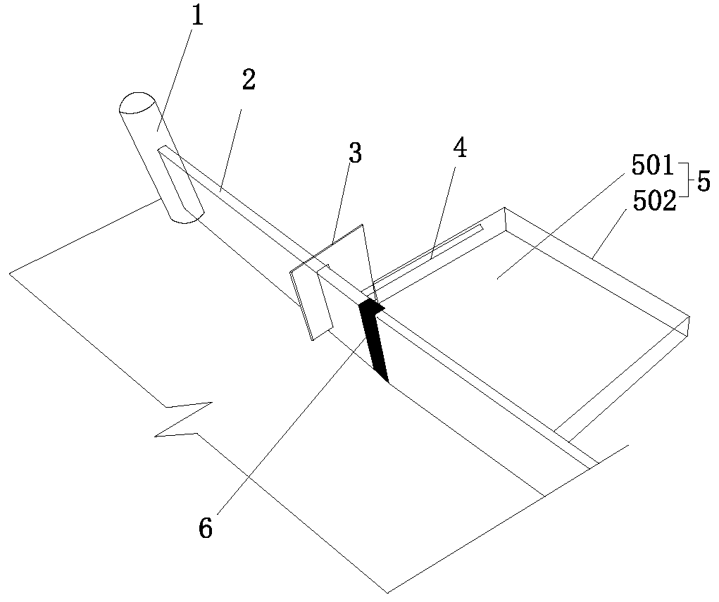 Fireproof method for welding skirting board of handrail of high altitude platform