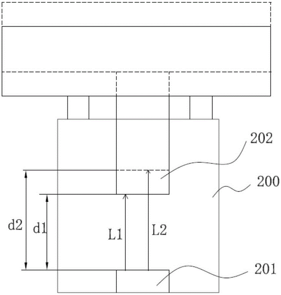 Projection device and optical path difference compensation method for projection device