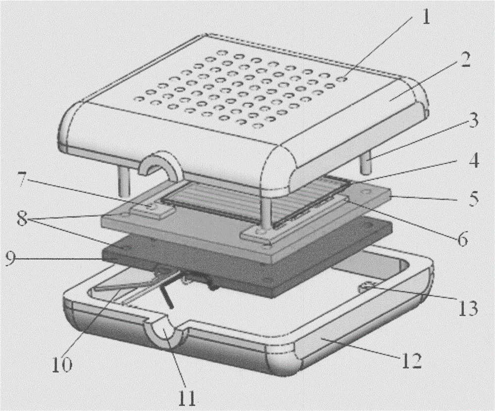 Graphene film humidity sensor