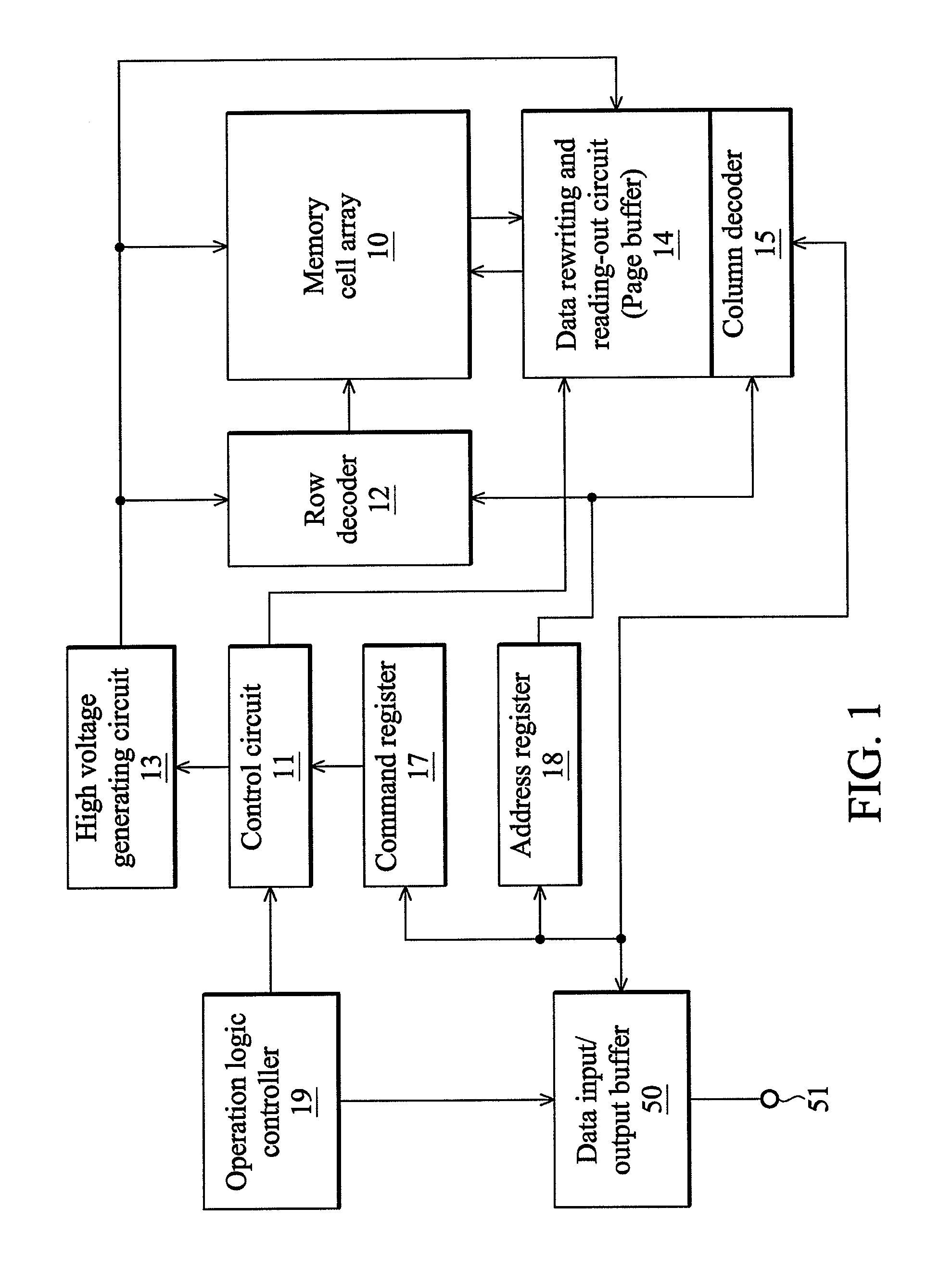 Nonvolatile semiconductor memory device and write-in method thereof