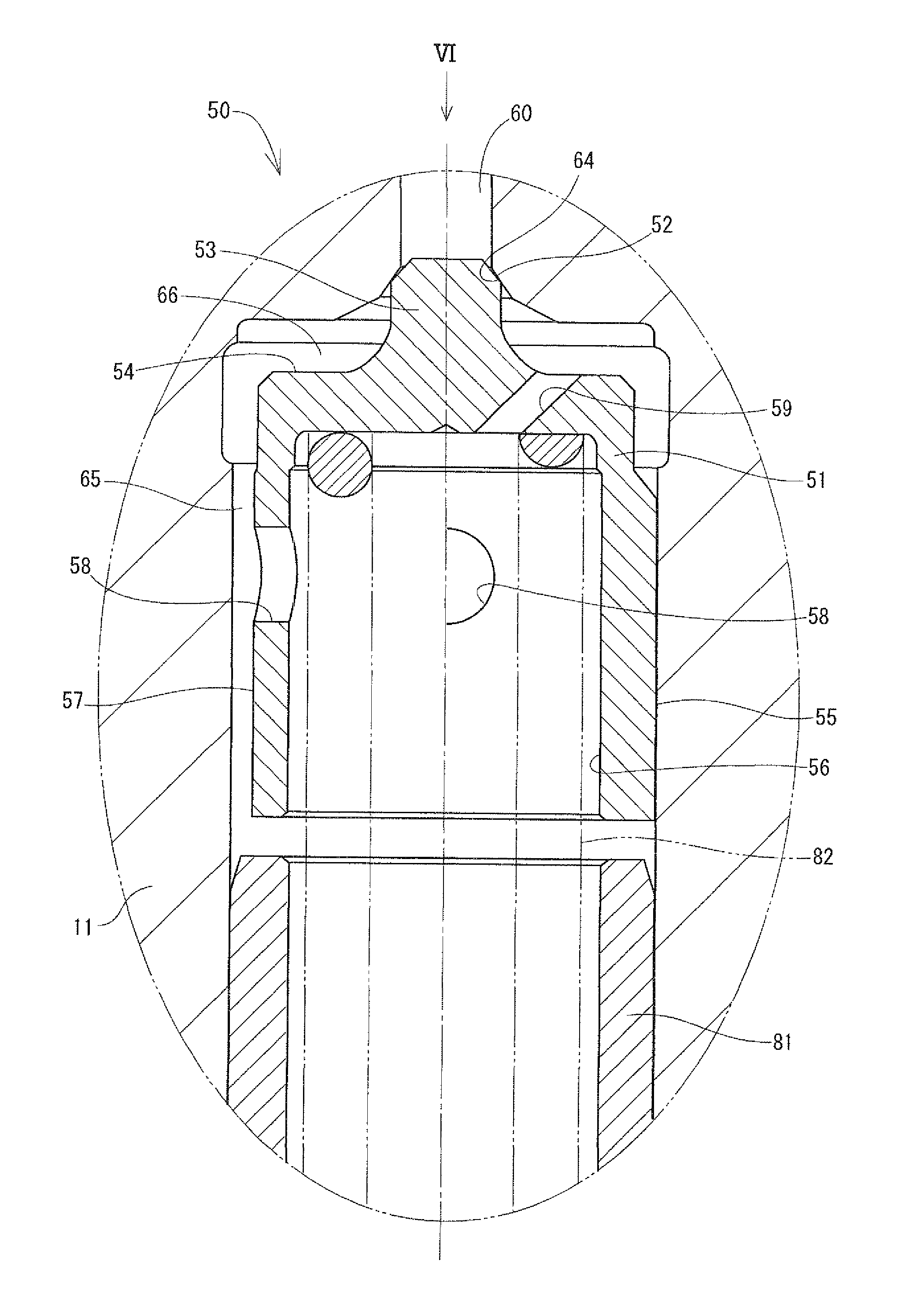 Pressure relief valve and high pressure pump with such valve