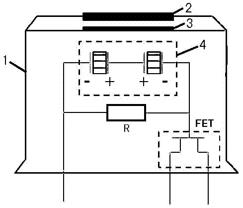 Low-resistivity pyroelectric ceramic material with temperature ageing resistance and preparation method thereof