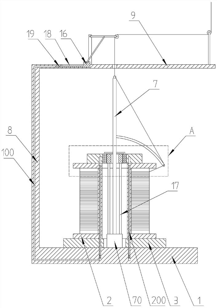 Pay-off device of wire drawing machine for cable production