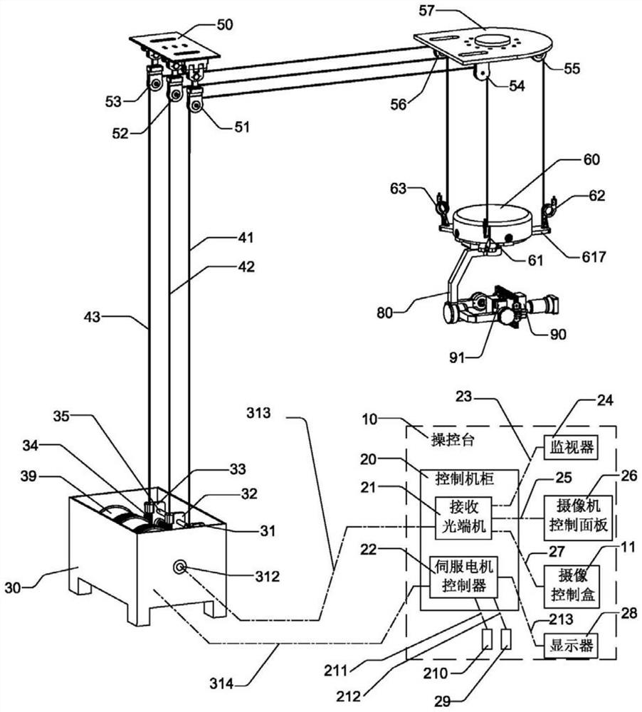 Self-stabilizing shooting platform and camera system