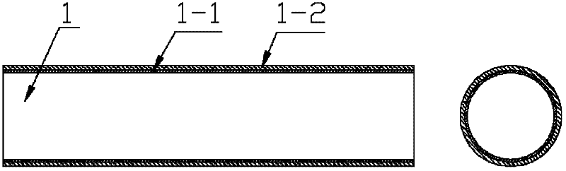 Straight rubber hose with hot melt adhesive sheath and preparation method for straight rubber hose