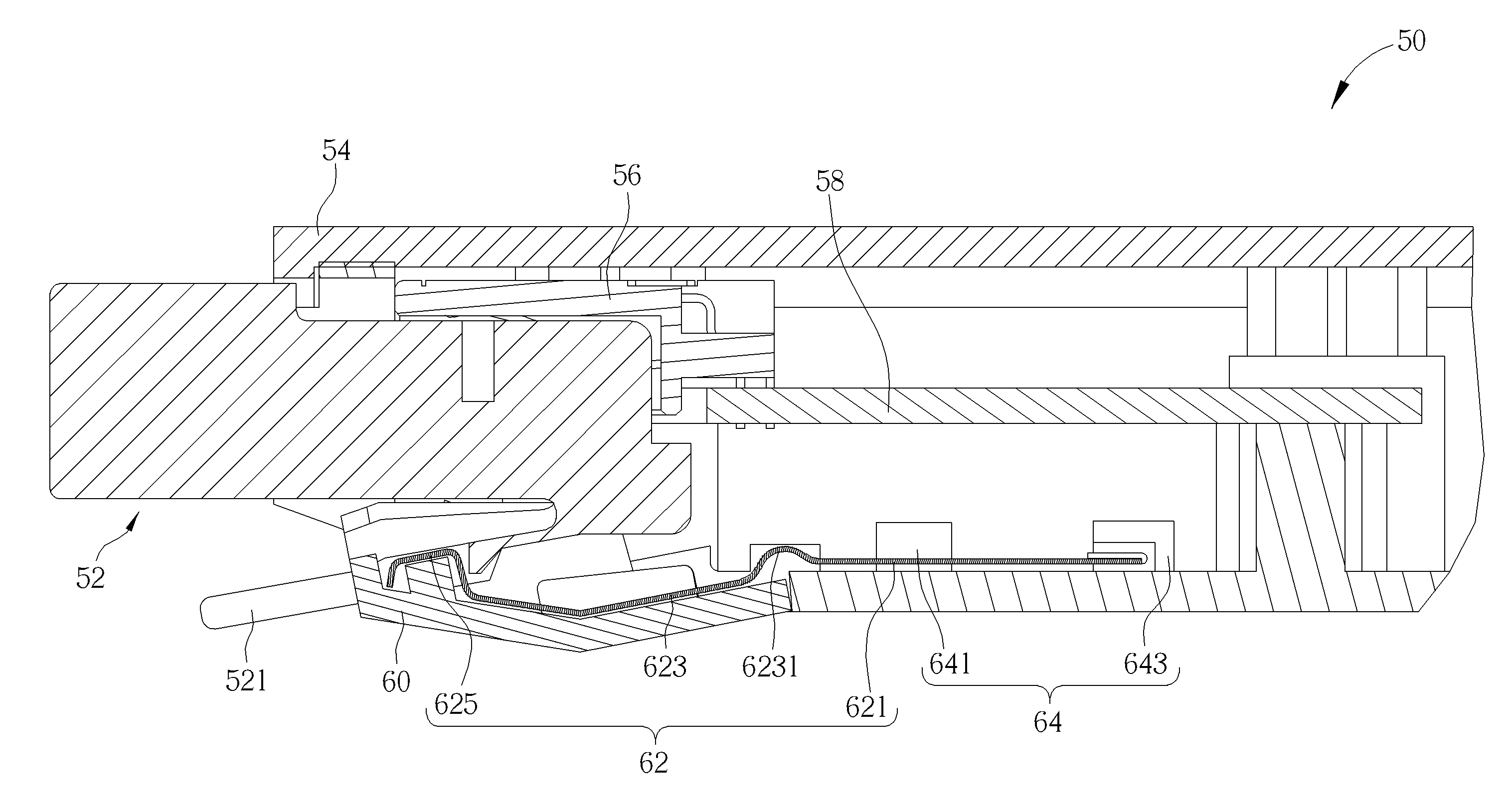 Connector mechanism for connecting a plug