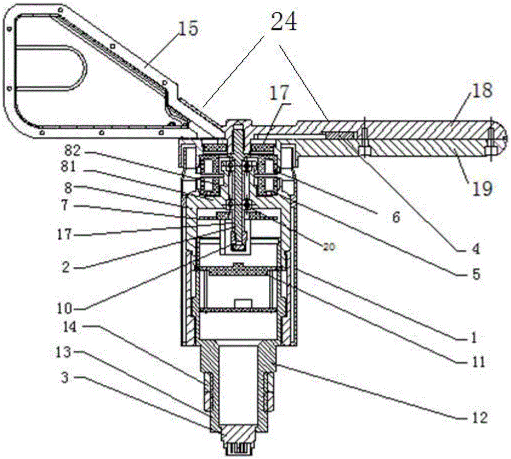 Wireless heating wind parameter measurement device