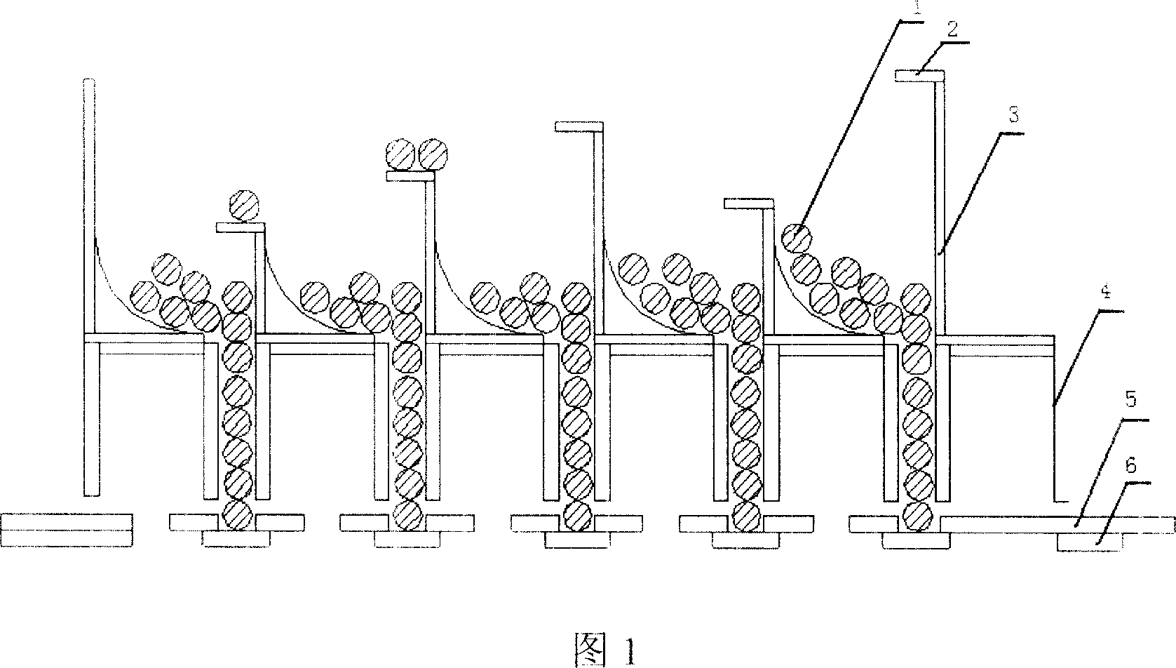 Chopsticks arranging machine