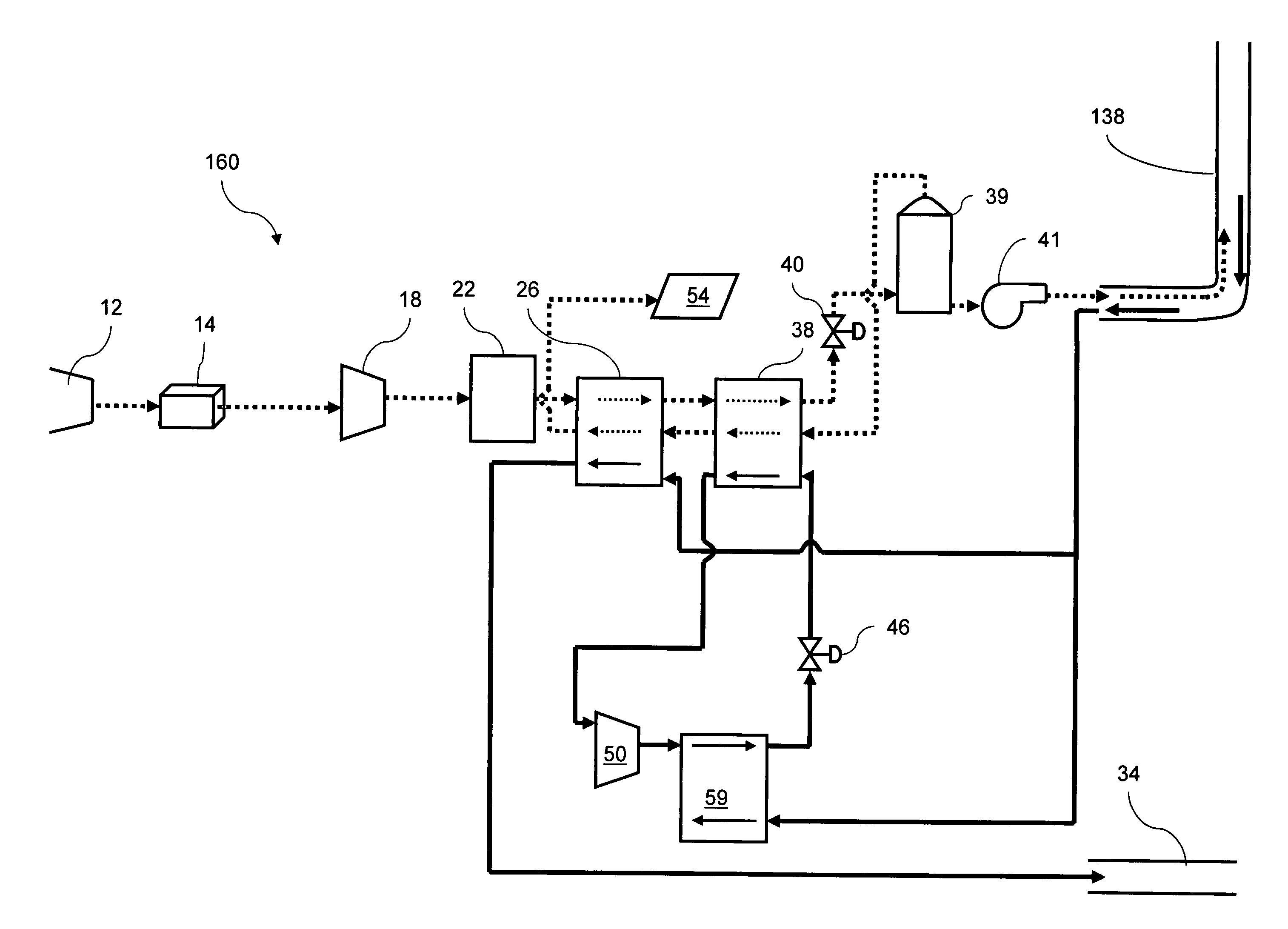 System and method for cold recovery