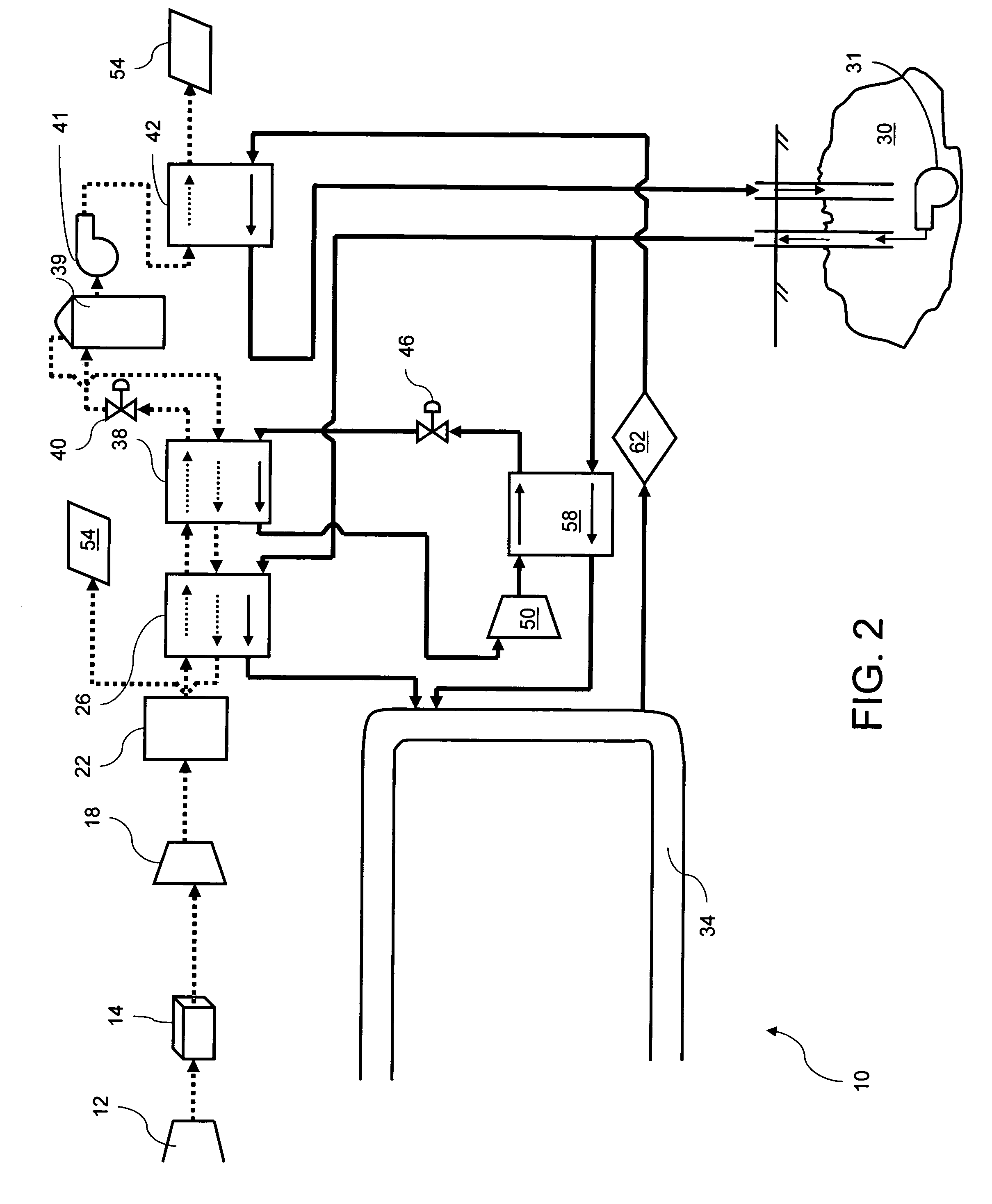 System and method for cold recovery