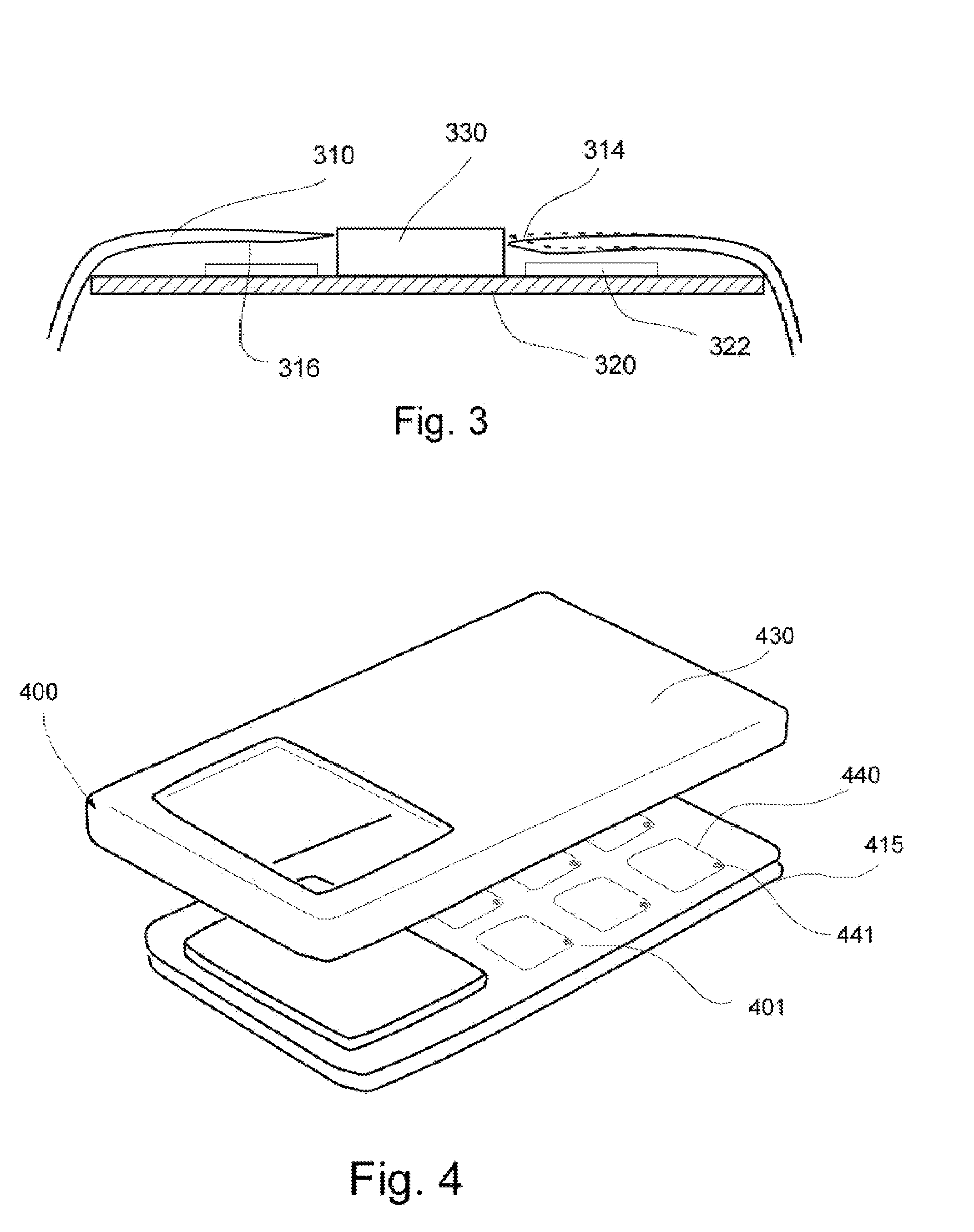 Electronic device housing with integrated user input capability