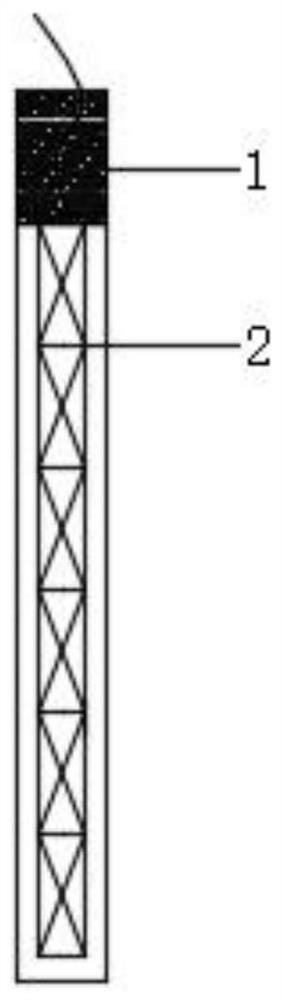 Large-diameter offshore wind power rock-socketed single pile excavating method