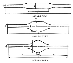 Semi-sliding hydraulic bulging technology of automobile axle housing part and die thereof