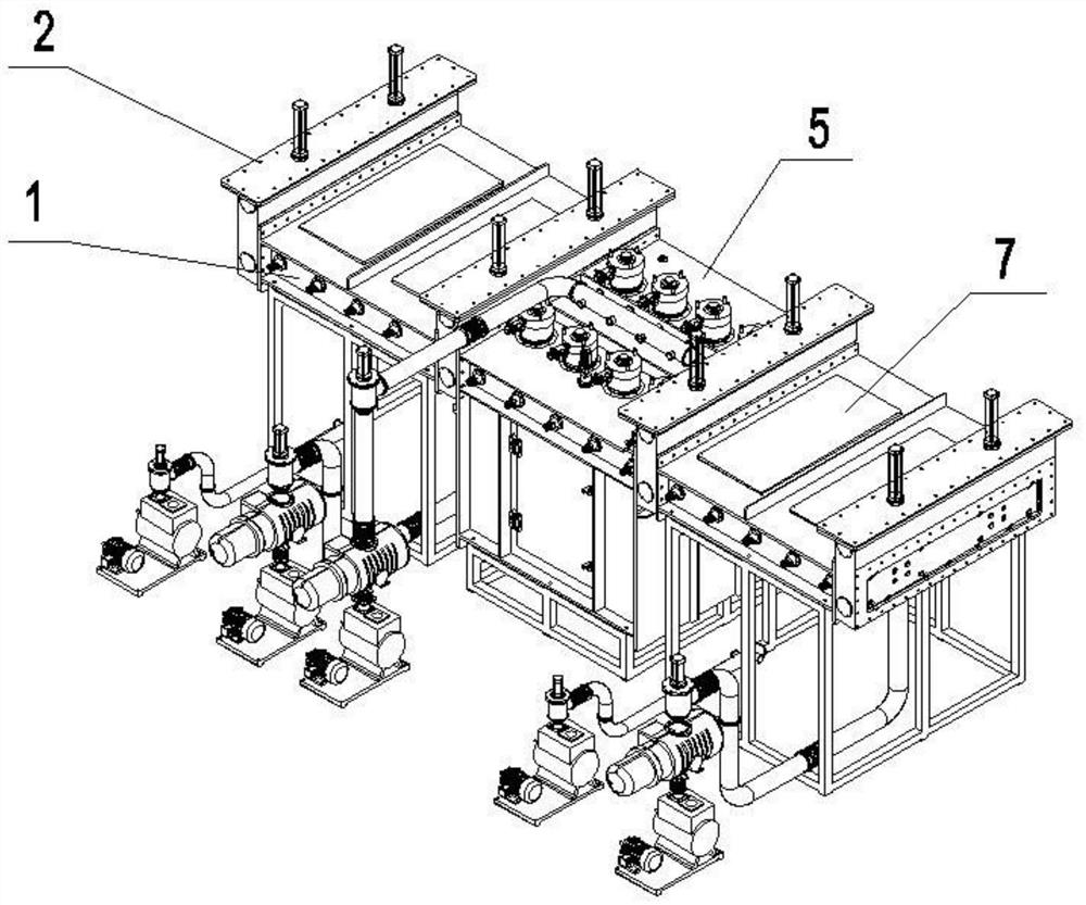 A new type of continuous evaporation coating production line