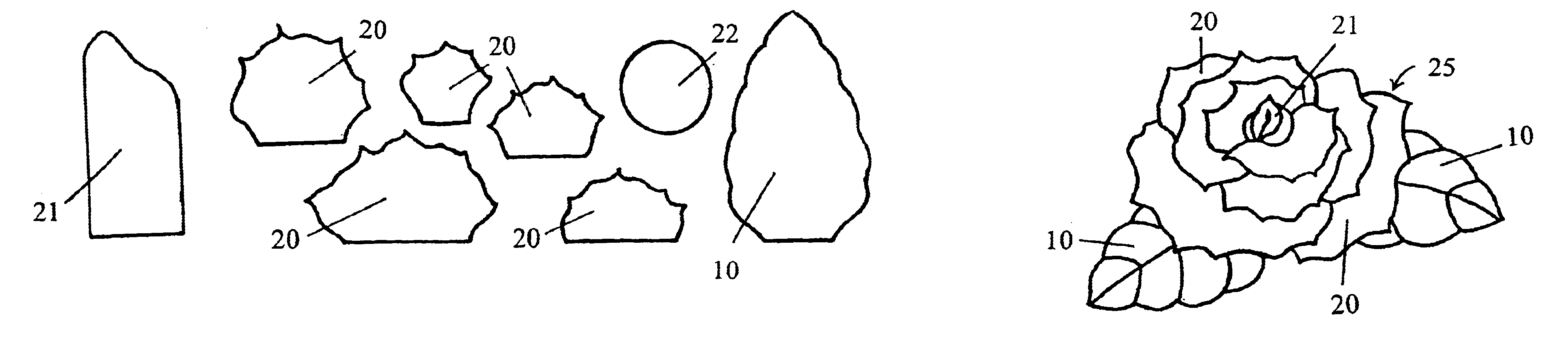 Method of making a three-dimensional flower pillow/cushion