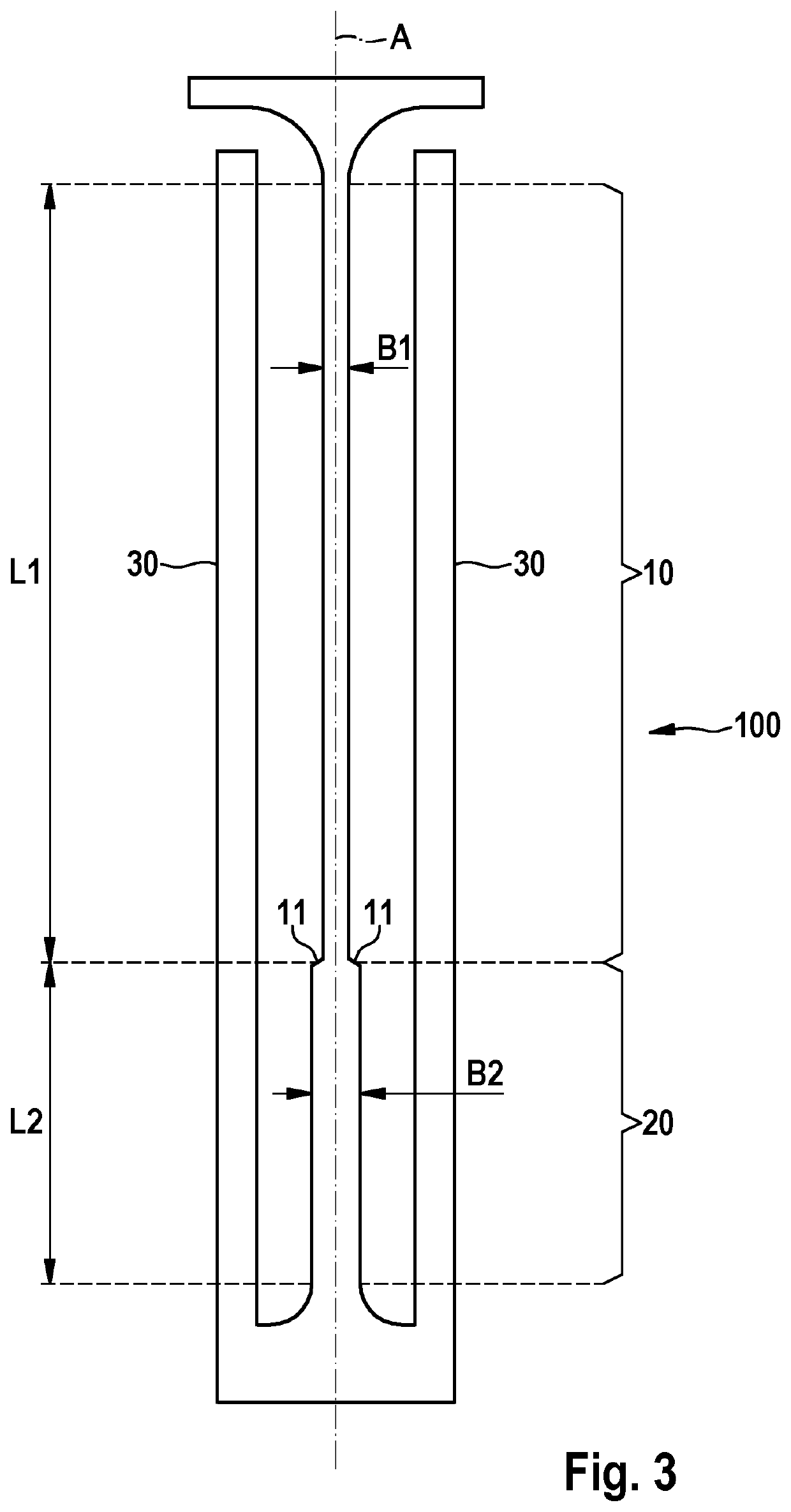 Micromechanical spring for a sensor element