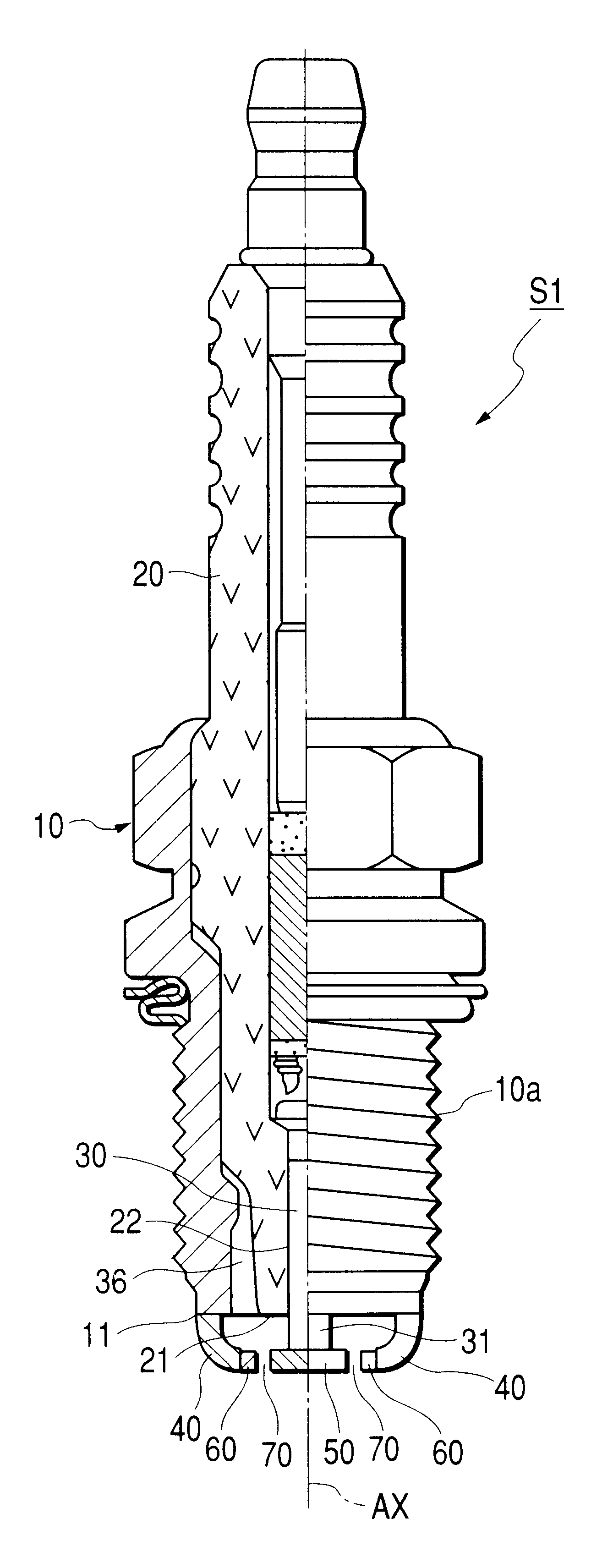 Method of producing a spark plug