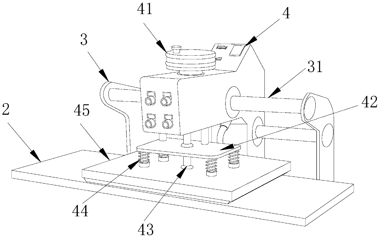 Cloth ironing machine for textile field