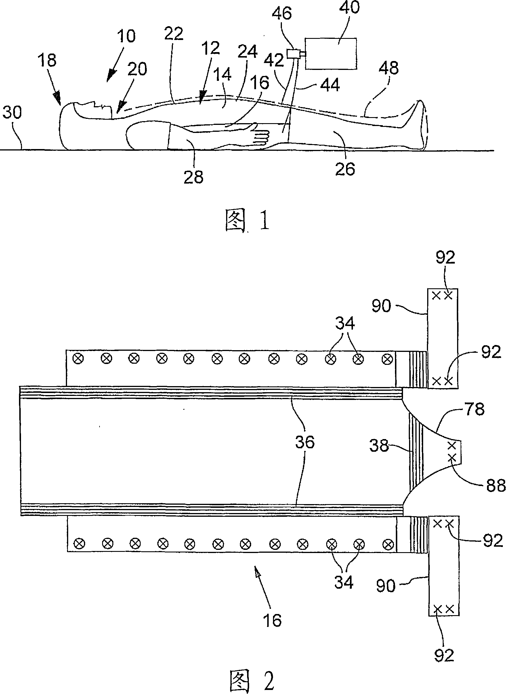 Heating system to alleviate hypothermia