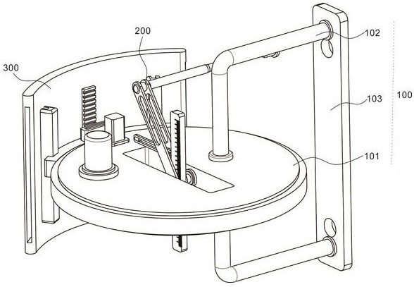 Caliper for measuring gradient of power transmission line tower