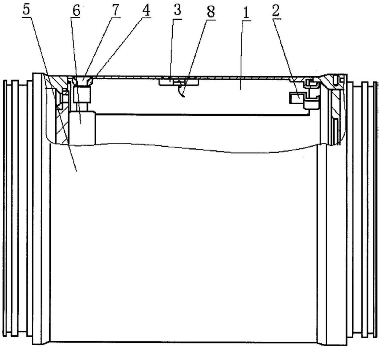 An air-to-air missile recovery hatch cover