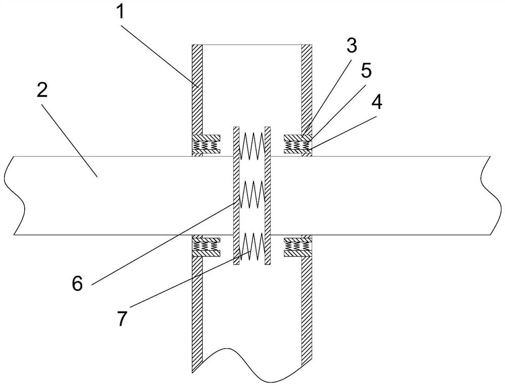 Anti-seismic bridge handrail device