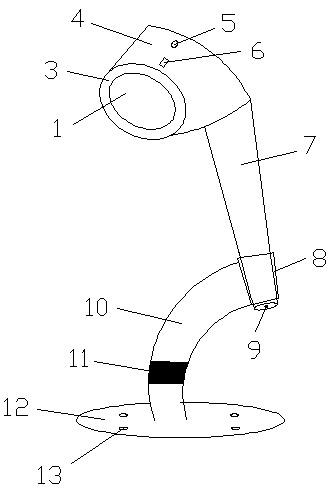 A kind of multi-line code wired scanner