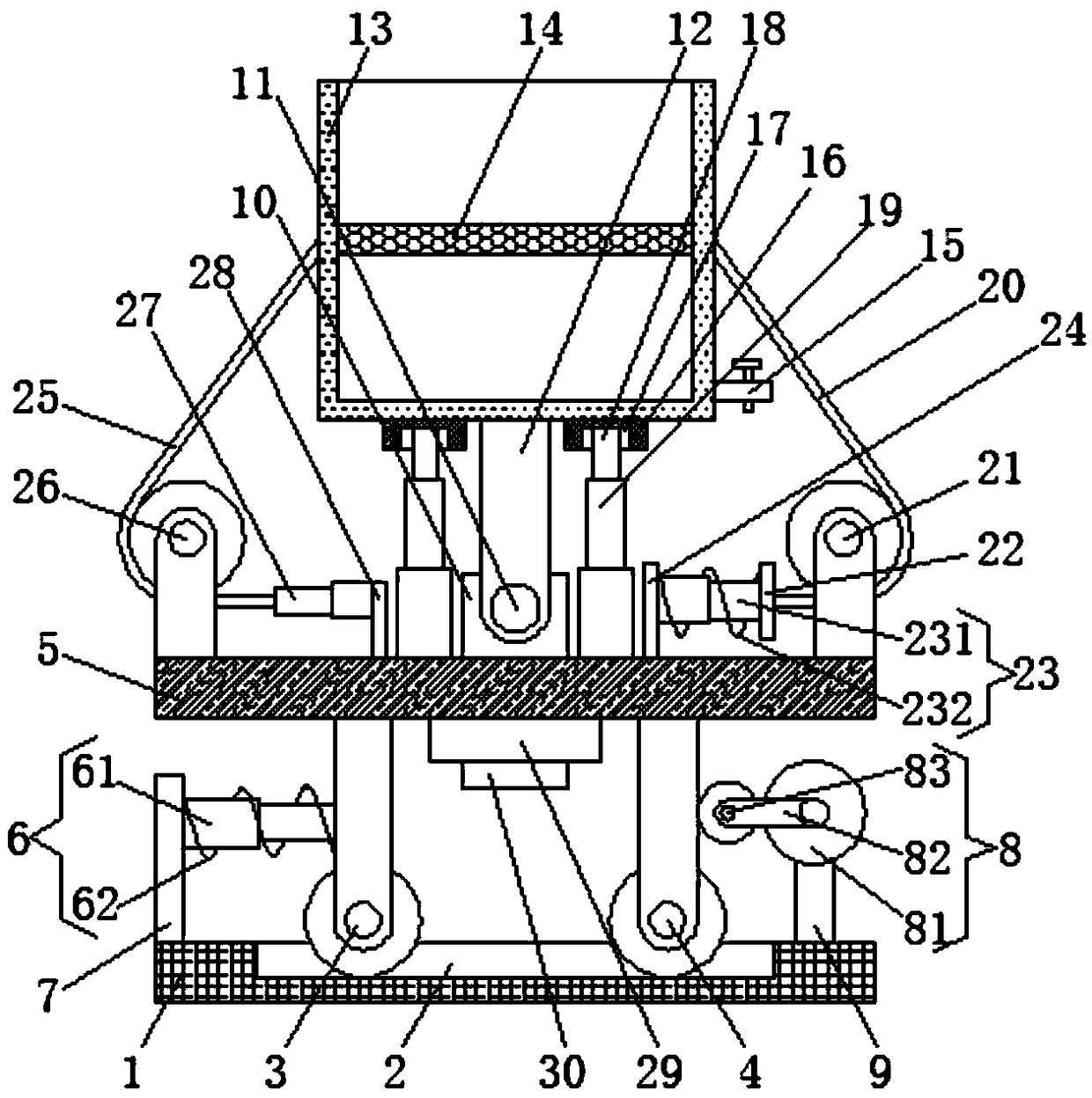 Sewage filtering device convenient for cleaning filter screen