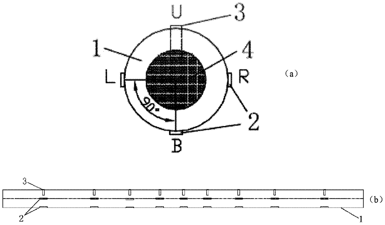 Experimental device and method for simulating impact effect of falling object on buried pipe cable