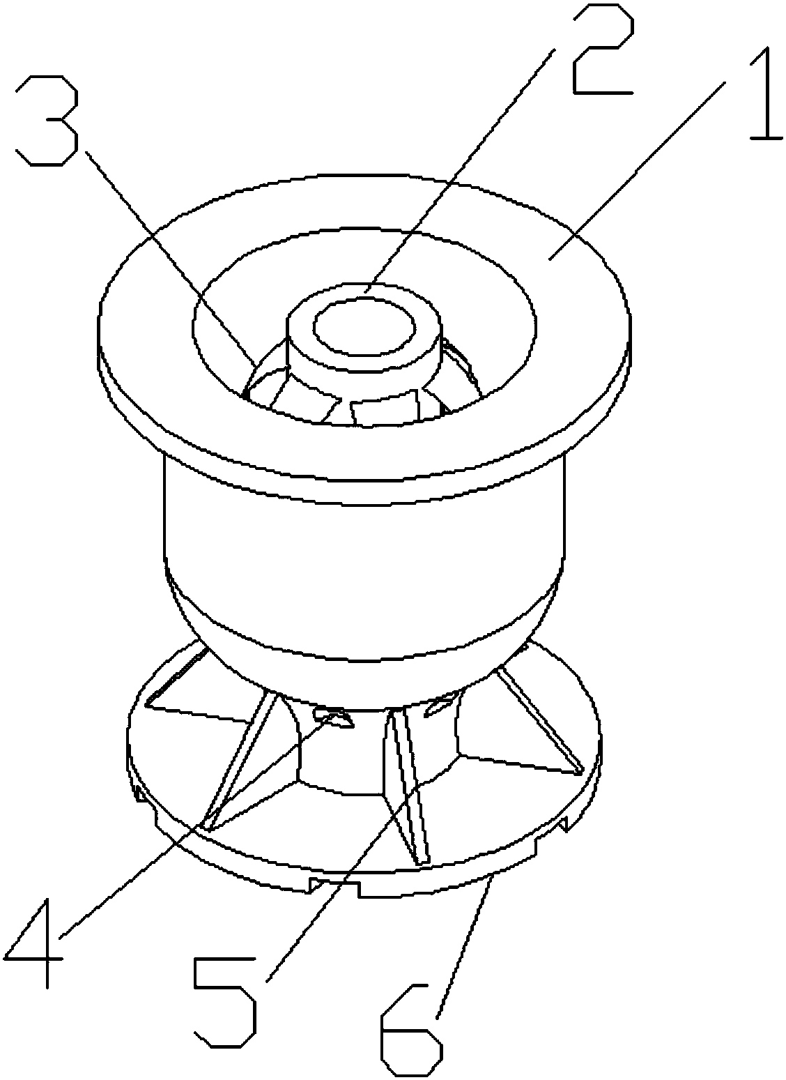 Blower inlet casing device for immersible pump