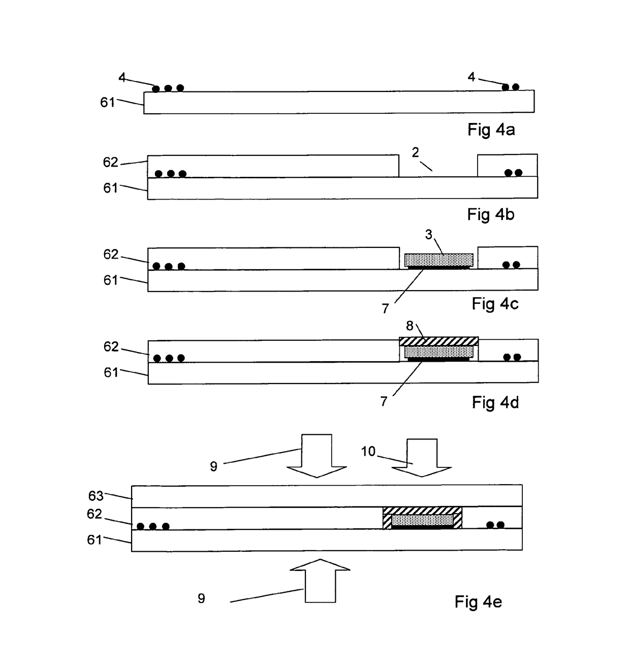 Method for producing a data carrier that prevents mechanical strains between chip and data carrier body