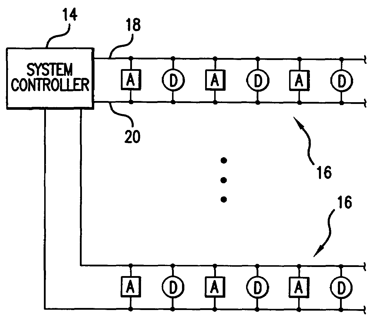 Emergency lighting system with improved monitoring