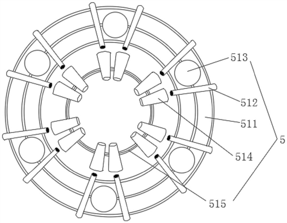 Multi-angle automobile radar assembly capable of removing obstacles and improving efficiency