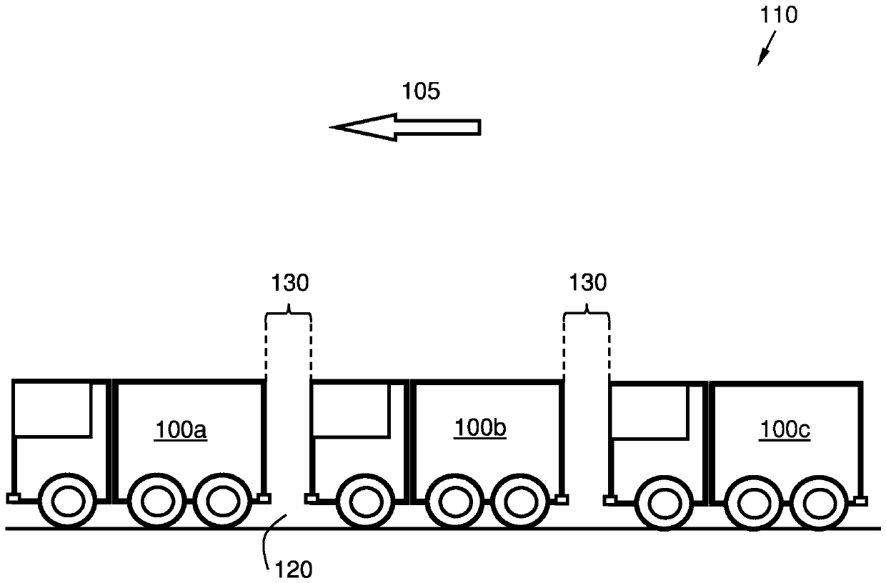 Method and control unit for adjusting an inter vehicular distance between vehicles in a vehicle platoon